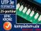 25-portowy PATCH PANEL krosowniczy UTP Cat.3e 8P4C