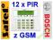 ALARM SATEL VERSA-15 LCD GSM GPRS SMS i 12x BOSCH