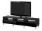 IKEA BESTA Ława TV z szufladami czarnobrąz połysk