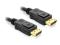 KABEL DISPLAYPORT M/M 2M GOLD DELOCK