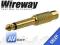Adapter Gniazdo Cinch RCA na JACK 6.3 mono WireWay