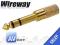 Adapter Gniazdo miniJACK na JACK 6.3 Stero WireWay
