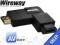Przejściówka Adapter Kątowe Płaskie HDMI WireWay