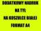 DODATKOWY NADRUK NA TYŁ KOSZULKA BIAŁA FORMAT A4