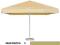 Parasol ogrodowy BALI 3 x 3m + podstawa 100%PL