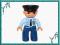 Nowe LEGO DUPLO - figurka POLICJANT spodnie granat