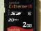 2 GB Karta Sandisk Secure Digital Extreme III