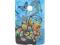 NOKIA LUMIA 520 ART CASE KWIAT NIEBIESKI