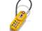 Kłódka do walizki szyfrowa TSA, z linką, Travelite