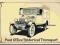 pocztówka HISTORIA TRANSPORTU POCZTY FORD AA 1930