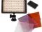 LAMPA FOTO VIDEO diody LED 126 60W 5400K + FILTRY