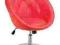 Fotel obrotowy hoker krzesło C-881 czerwony 48H