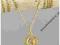 @ karat ZŁOTY MEDALIK z ŁAŃCUSZKIEM 50 cm pr. 333