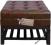 Taboret Brązowy Siedzisko ze Schowskiem York