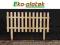 Palisada 130x60x90, płotek, płoty  WYPRZEDAŻ