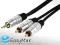 KABEL MINI MAŁY Jack 3,5mm - 2RCA CINCH 5m SOLIDNY