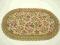 ŻAKARD-ze złotem owal 36 x 22 cm