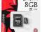 Karta pamięci microSD Kingston 8GB z adapterem SD
