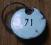 Numerek emaliowany -  71