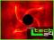 WENTYLATOR SILENT 120x120x25mm 4PIN MOLEX RED LED