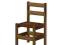 Krzesełko dziecięce Karol krzesło kolor orzech