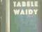 'TABELE WAIDY' SŁUPY TELETECHNICZNE I MASZTY 1937