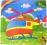 PUZZLE DREWNIANE W OBRAZKU 16 el układanki SAMOLOT