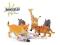 DZIKIE ZWIERZĘTA FIGURKI RÓŻNE ROZMIARY ZOO  39014