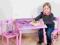 MEBLE DZIECIĘCE STÓŁ +2 KRZESŁA KSIĘŻNICZKA WRÓŻKA