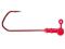 GŁÓWKA JIGOWA DO PRZYNĘT MORSKICH 3/0 czerwona