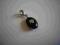 SREBRNA ZAWIESZKA DO BRANSOLETKI z onyksem charms
