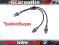 Rockford Fosgate RFITY-1M Rozdzielacz Y-RCA 1M-2F