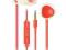 Słuchawki dokanałowe Creative Labs, 1.2m, czerwony
