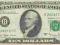 10 $  FEDERAL RESERVE NOTE 1977 A ( New York )