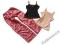 H&amp;M GIRLS CHEEKY cudo zestaw PIŻAMKI róż - 140