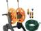 Wózek + Wąż ogrodowy 20m + końcówki 1/2