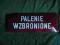 PALENIE WZBRONIONE