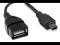 AS1 PRZEJŚCIÓWKA USB AM / mini USB M KONWERTER 0,2