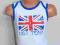 union jack body śpiochy śpioszki 12-18 m 74 cm UK