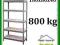REGAŁ METALOWY 180x80x40 magazynowy 5 półek 800kg