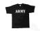 T-shirt koszulka czarna napis ARMY r. M