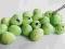 jajka styropianowe mini zielone nakrapiane 100szt