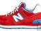 N9 New Balance WL574YRD Czerwone Niebieskie 38