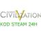Sid Meier Civilization 5 kod STEAM 24H
