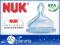 NUK SMOCZEK SILIKONOWY FIRST CHOICE 0-6m 1S płyny