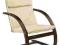 FOTEL BIUROWY WYPOCZYNKOWY SKÓROPODOBNY BUJANY