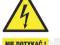 Znak BHP ''Nie dotykać! Urządzenie elektryczne''