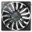 WENTYLATOR AEROCOOL SHARK FAN BLACK - 120x120x25mm
