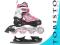 ROLKI +ŁYŻWY 2w1, NILS 618 ABEC 7 - RÓŻOWE