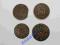 Szwecja Zestaw 4 Starych Monet -1803-1895r.